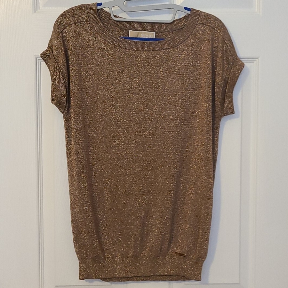 Michael Kors metallic sweater, size S